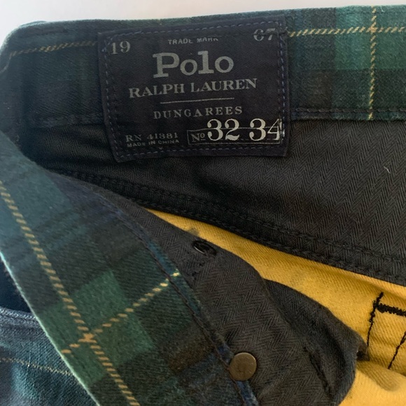 Polo Ralph Lauren Plaid Jeans (Rare) - Picture 6 of 6